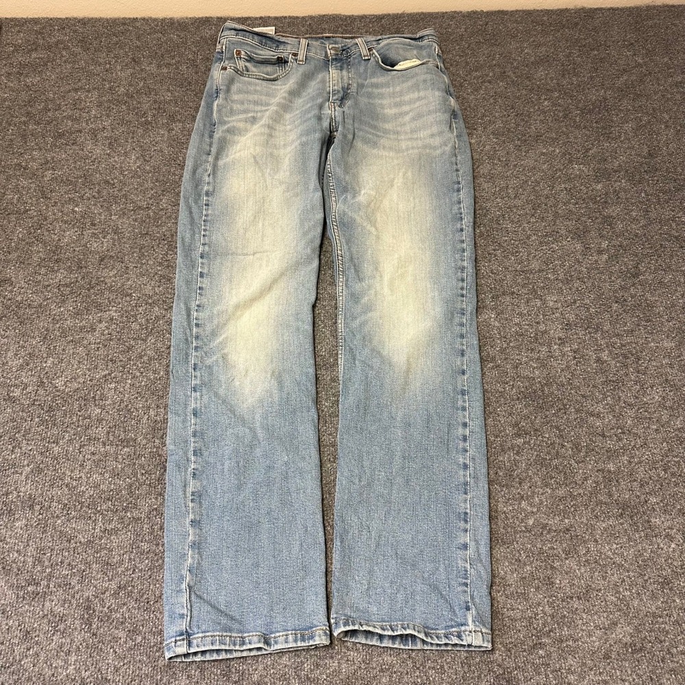 Levi's Jeans Mens Size 31x32 Light Wash 514 Straight Fit Casual Denim Blue